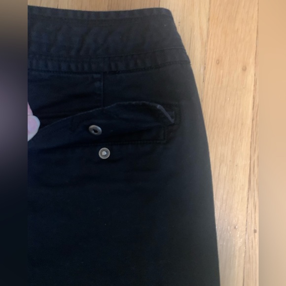 VGUC LIZ CLAIBORNE LIZWEAR BLACK COTTON STRETCH BERMUDA SHORTS SIZE 8 - Picture 9 of 13